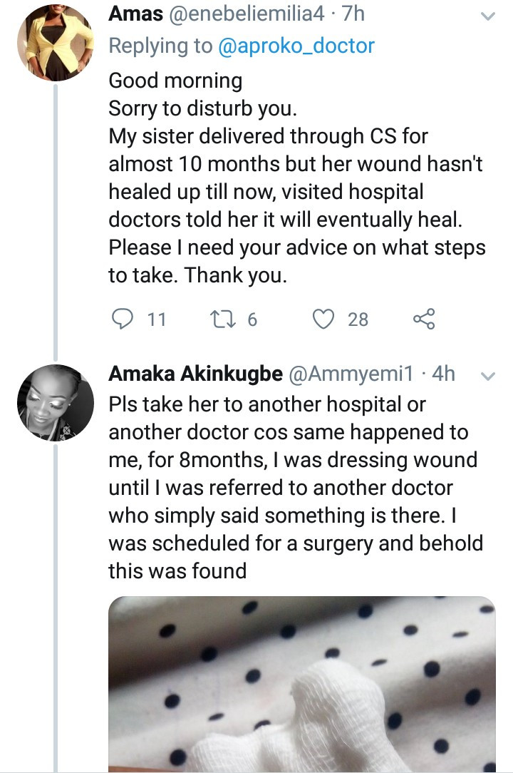 New mum whose stitches refused to heal months after delivery reveals what was found in her body after surgery