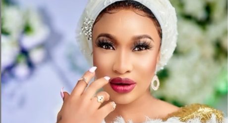 Tonto Dikeh Threatens To Sue Blogger Who Claimed She’s Linked With Pro-SARS Protesters