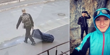 Jealous man kidnaps his ex-wife and drags her off inside suitcase for a ‘romantic date’ in the forest (Video)