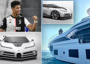 Cristiano Ronaldo splashes £8.5m on Bugatti Centodieci