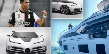 Cristiano Ronaldo splashes £8.5m on Bugatti Centodieci