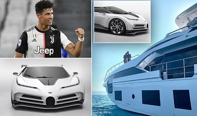 Cristiano Ronaldo splashes £8.5m on Bugatti Centodieci
