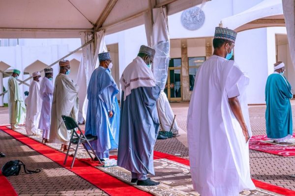 Buhari celebrates Eid-el-Kabir with family (PHOTOS)