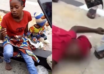Video: Female Beggar who was reportedly kill by male colleague is alive