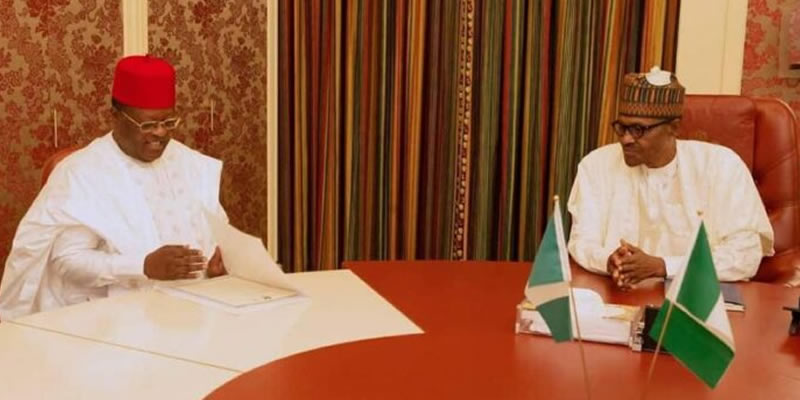 Don’t sack service chiefs, increase army funds, Umahi tells Buhari