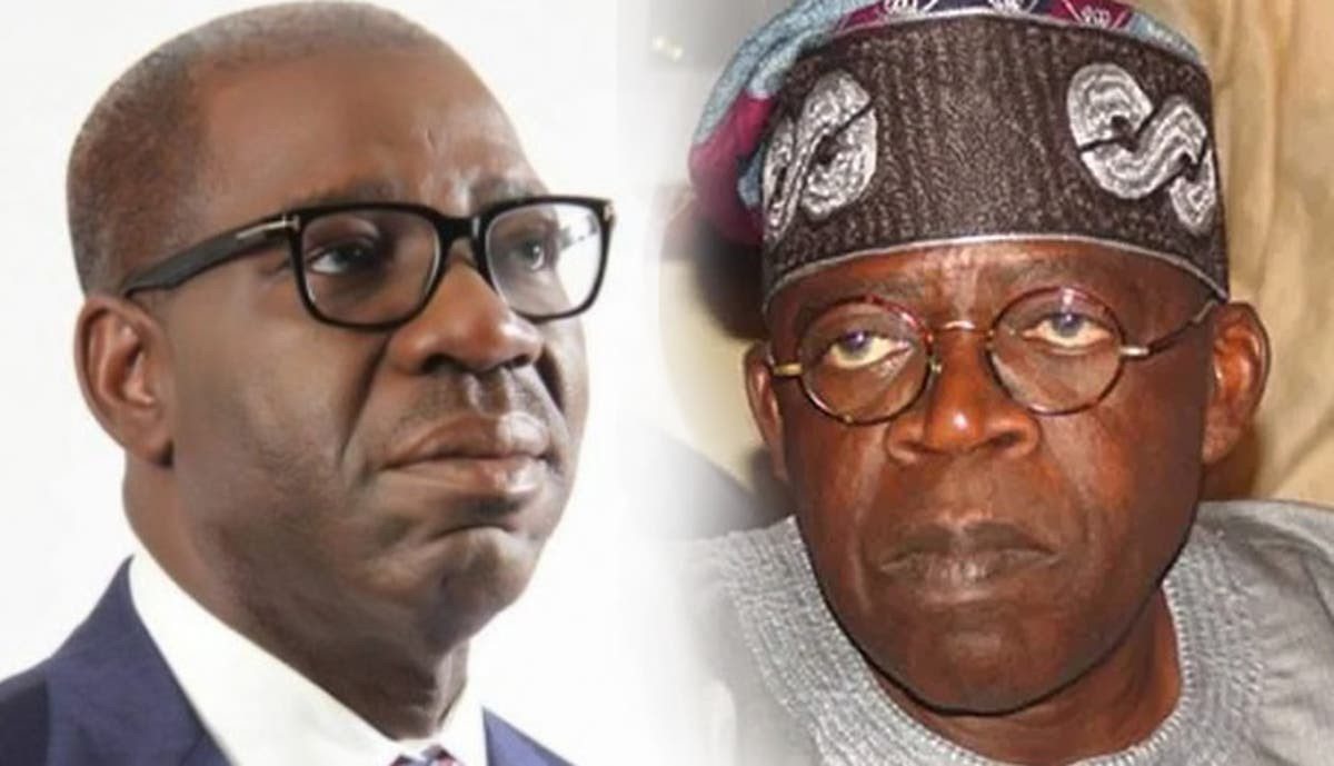 Tinubu to Obaseki: Your tenure of woeful leadership in Edo state will be brought to an end