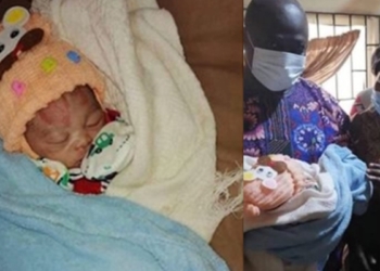 Newborn baby dumped in a soakaway, rescued