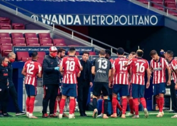Two Atletico Madrid staff test positive for Covid-19 ahead of Champions League tie
