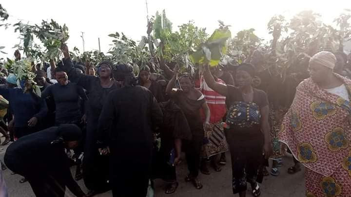 Women, youths storm streets in large numbers to protest killing in Southern Kaduna