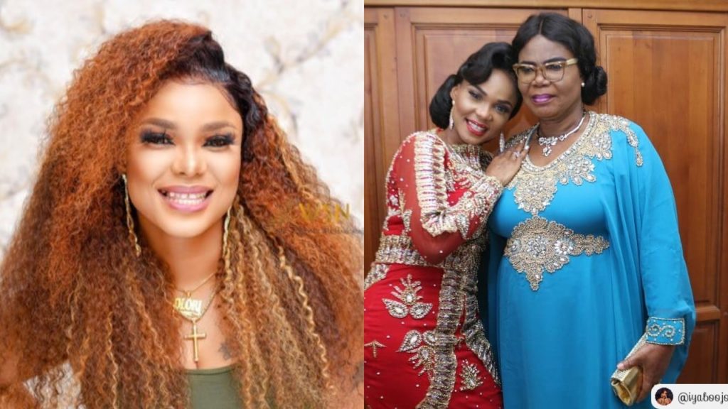Nollywood actress, Iyabo Ojo celebrates look alike mum on her birthday