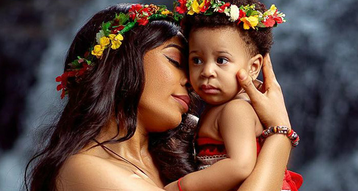 PHOTO: Reality star, TBoss marks her daughter's first birthday in style