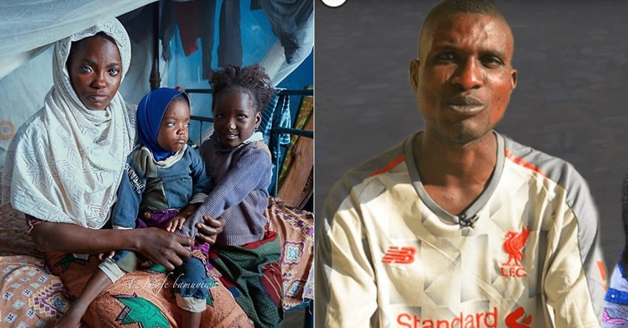 Father Of Blue Eyed Kids Narrate His Story, Said He Never Abandon His Family