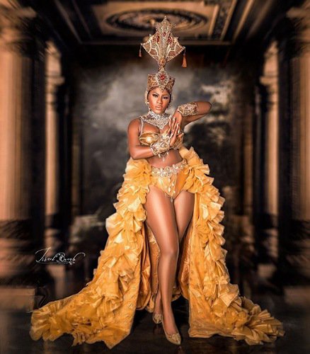 Destiny Etiko dazzles in royalty styled outfits as she celebrates 31st birthday (Photos)