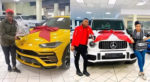 Couple surprise each other with exotic car gifts