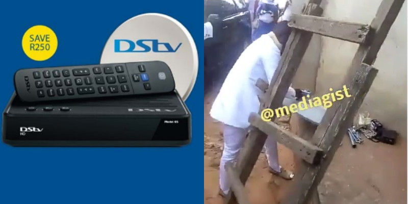 Groom abandons bride at the alter to fix DSTV for a customer (Video)