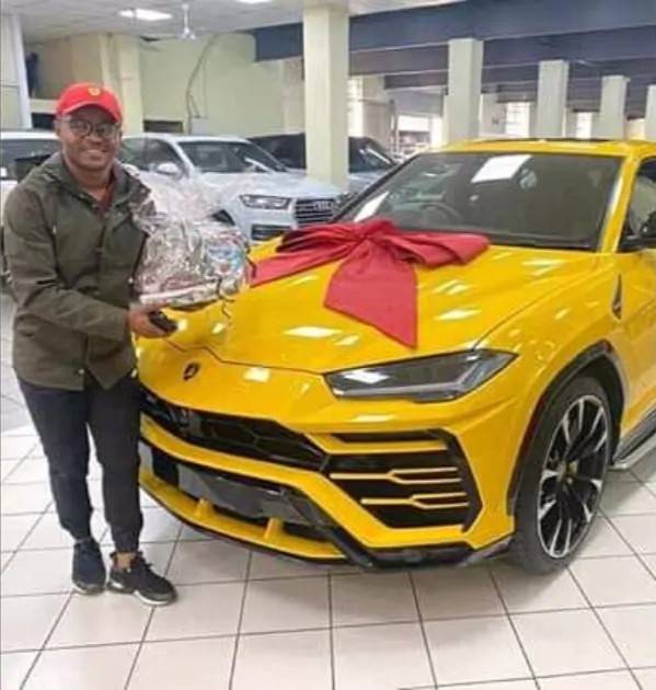 Lovers surprise each other exotic car gifts