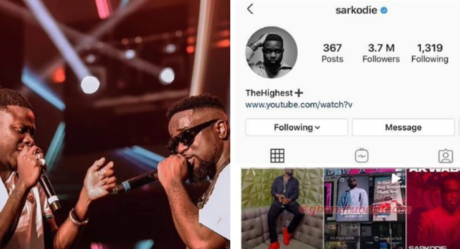 Sarkodie removes Stonebwoy’s concert flyer from his Instagram page after he assaulted his manager