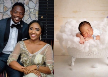 Super eagles player, Ahmed Musa finally shares first picture of his new born baby, reveals his name
