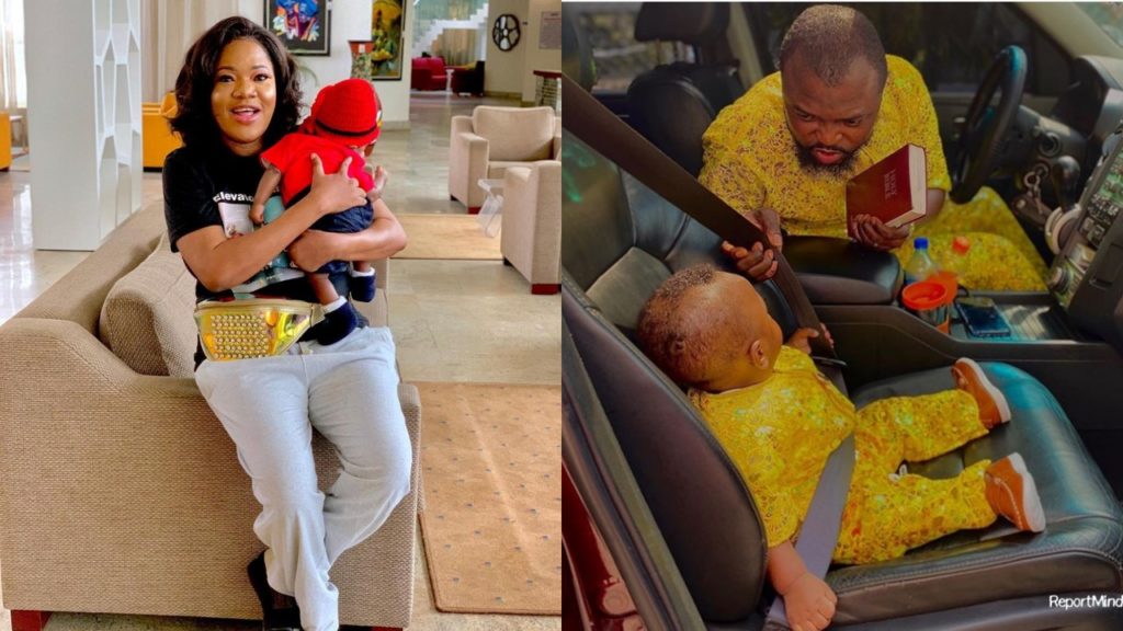 Toyin Abraham's one year old son set to become a CEO