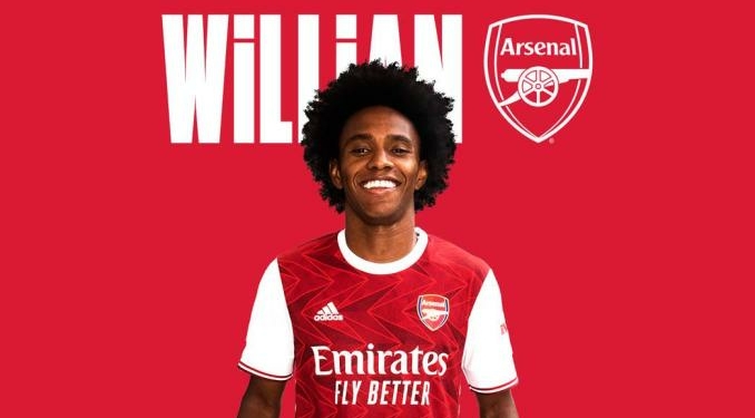Arsenal confirm Willian signing