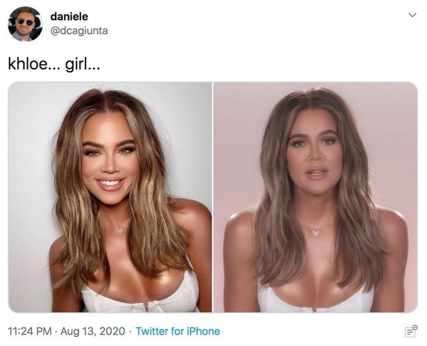 Khloe Kardashian's photoshop fail unveiled after dramatic original snap surfaces