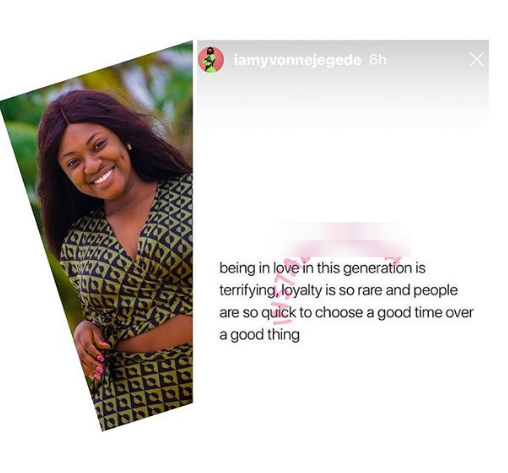 ‘Loyalty is so rare nowadays’ - Actress Yvonne Jegede laments bitterly