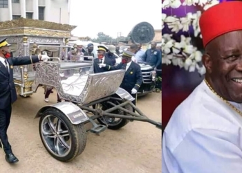 Photos: Late, CEO of Tonimas Oil and Gas, Chief Anthony laid to rest in N34million casket
