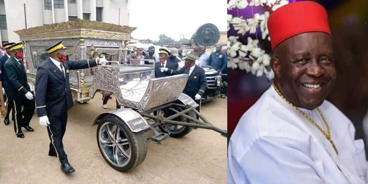 Photos: Late, CEO of Tonimas Oil and Gas, Chief Anthony laid to rest in N34million casket