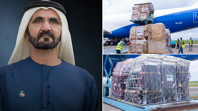 Dubai ruler, Mohammed bin Rashid Al Maktoum sends medical, food supplies to Nigeria