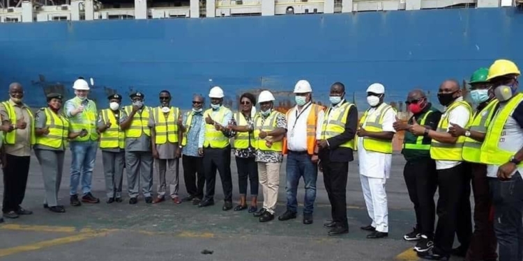 Nigeria receives biggest container vessel in history at Onne Ports (PHOTOS)