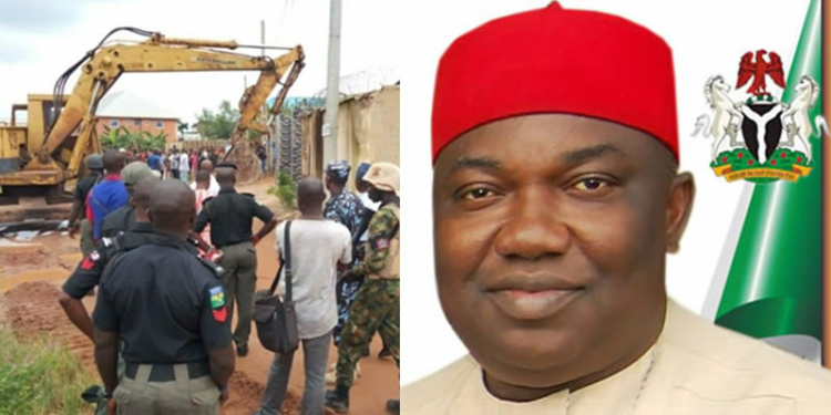 "This is an attack on Body of Christ", Pastor laments as Enugu govt demolishes church, equipment worth N70m