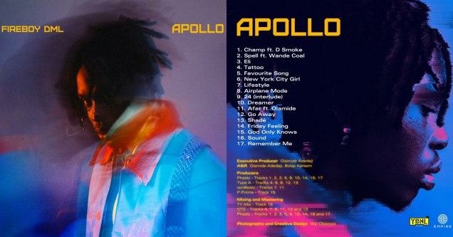Fireboy Set To Release Sophomore Album “Apollo” On August 20