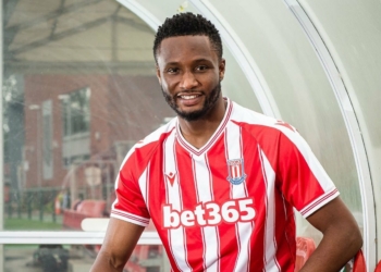 Former Chelsea midfielder John Obi Mikel signs for Stoke on a one-year deal