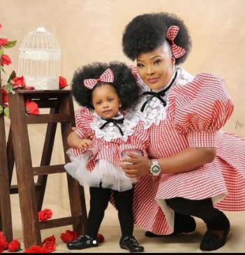 Photos: Actress, Ronke Odusanya celebrates her daughter's first birthday