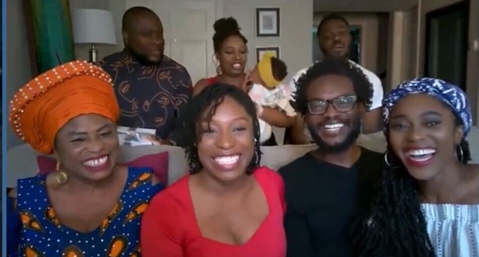 Singer Burna Boy And Actress Kerry Washington Surprise Nigerian Nursing Family On Jimmy Kimmel Live