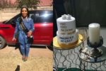 South African lady throws party to celebrate her divorce with customized cake (Photos)