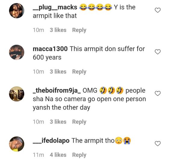 #BBNaija: Fans drag Wathoni over her dark armpit (Video)
