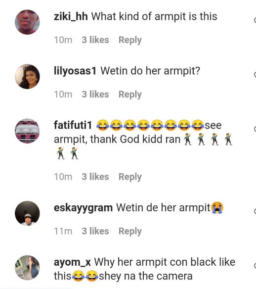 #BBNaija: Fans drag Wathoni over her dark armpit (Video)