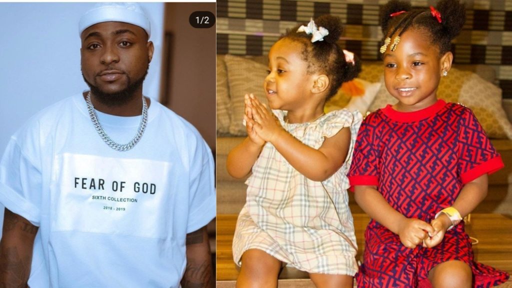 Davido gifts his daughters, Imade and Hailey wristwatches worth #60 million