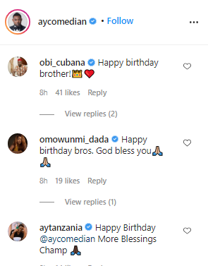 Omotola Jalade, Chika Ike and other Nollywood stars celebrate AY comedian as he clocks 49