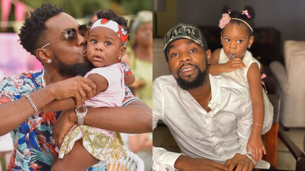 Photos: Singer, Patoranking celebrates daughter as she clocks 2