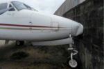 JUST IN: Jet crashes into fence at Lagos Airport