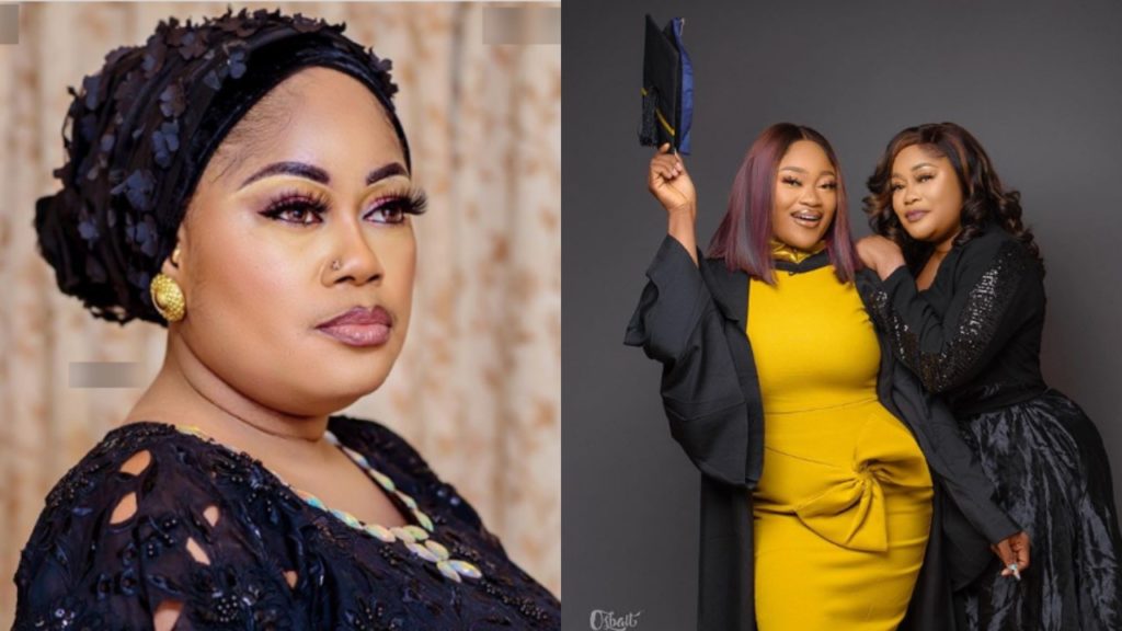 Nollywood actress, Sikiratu Sindodo pens down emotional tribute to her only daughter, Naomi