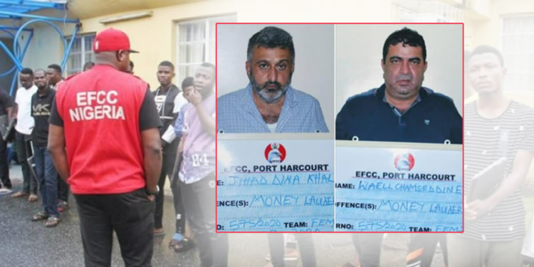 Two Lebanese caught with $890 aboard aircraft in Rivers State jailed for money laundering