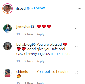 Nigerians pray for BBNaija Mike's heavily pregnant wife, Perri