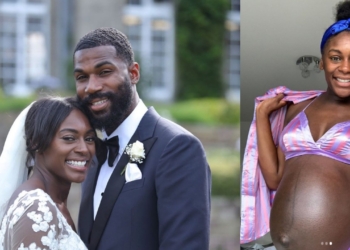 Nigerians pray for BBNaija Mike's heavily pregnant wife, Perri