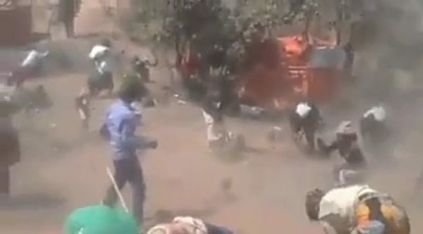 VIDEO: Inside African church where church members beat 'the devil' with sticks