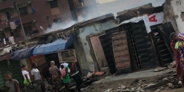 Fire burns shops, kiosks at Adeniji Adele Market in Lagos