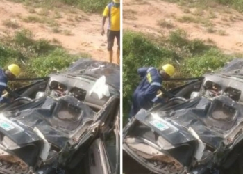 Four dead on Lekki-Epe expressway as Toyota Camry somersaults