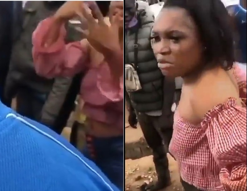 Lady 'runs mad' after jumping off a bike in Ado-Ekiti (video)